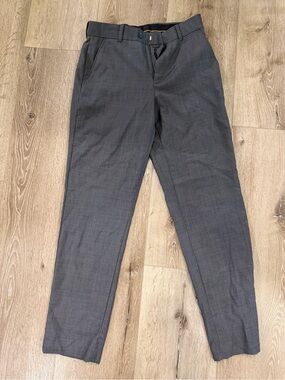Men's Tailored Gray Dress Pants - Smart Workwear